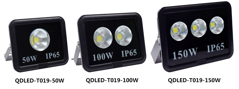 花季传媒APP下载安装照明QDLED-T019聚光型建筑塔吊照明大功率LED投光灯50W-150W