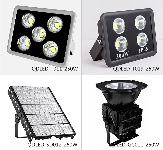 广场花季传媒黄版下载上装大功率LED投光灯250W图片样式