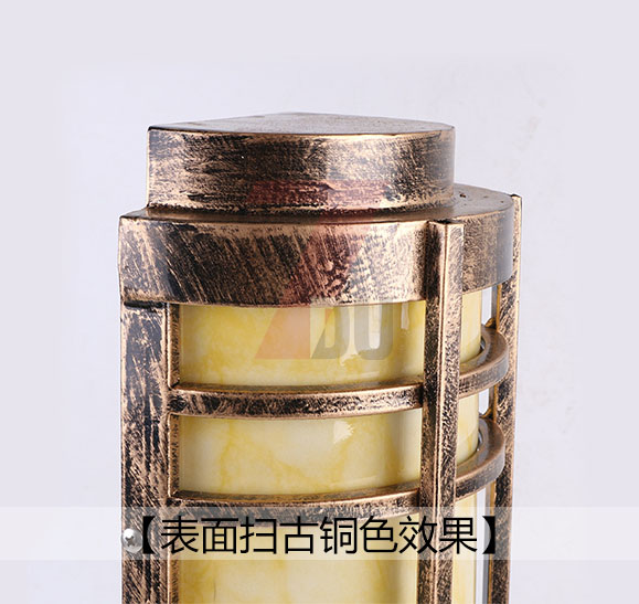 花季传媒APP下载安装仿古铜墙壁灯扫古铜效果细节展示