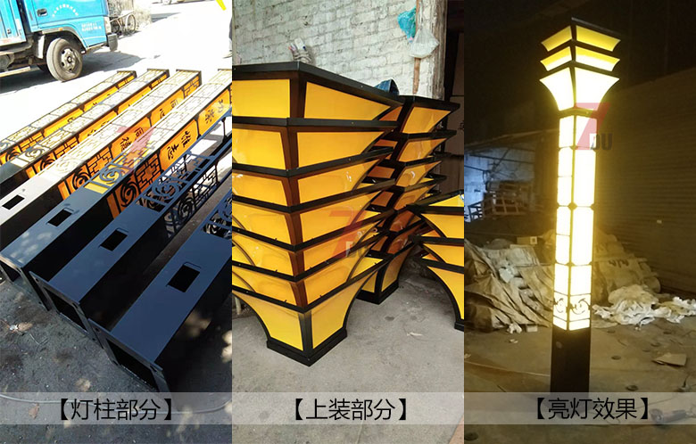 (QDJGDZ-019)3-6米方形广场\园林花季视频黄柱生产实拍照片