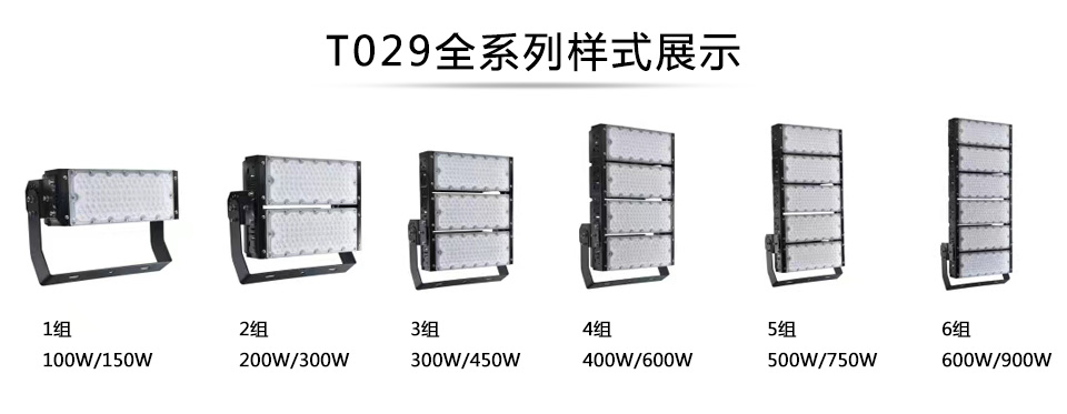 QDLED-T029球场花季传媒黄版下载LED投光灯1组-6组全系列展示